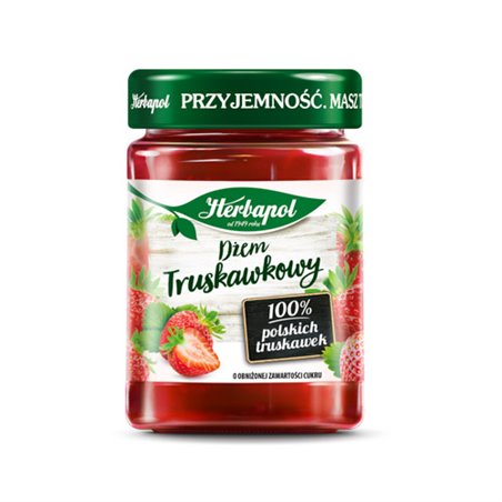 HERBAPOL DŻEM TRUSKAWKOWY 280g