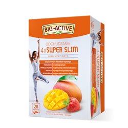 HERBAPOL HERBATA BIG-ACTIVE 4xSUPER SLIM MANGO TRUSKAWKA 20x2g 40g