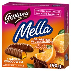 GOPLANA GALARETKA MELLA POMARAŃCZOWA W CZEK. 190g