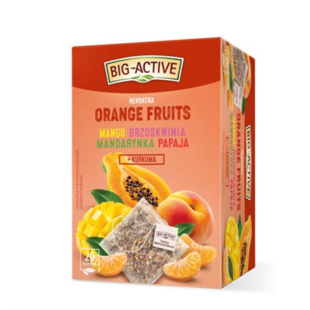 HERBAPOL HERBATA BIG-ACTIVE OWOCOWA ORANGE FRUITS 20x2,25g 45g
