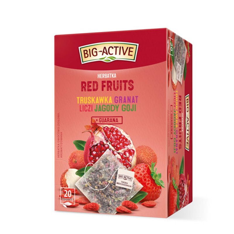 HERBAPOL HERBATA BIG-ACTIVE OWOCOWA RED FRUITS 20x2,25g 45g