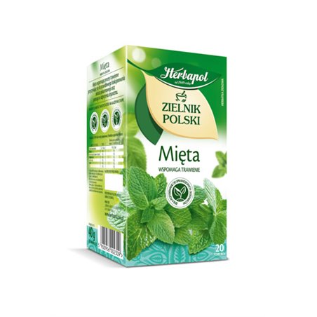 HERBAPOL HERBATA ZIOŁOWA MIĘTA 20x2g 40g