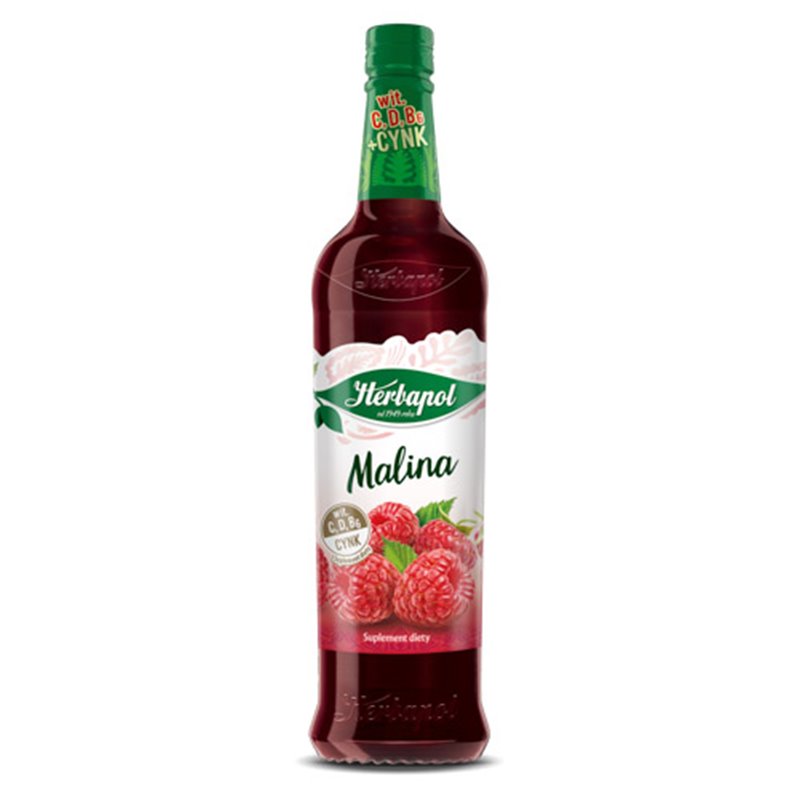 HERBAPOL SYROP MALINA 680ml