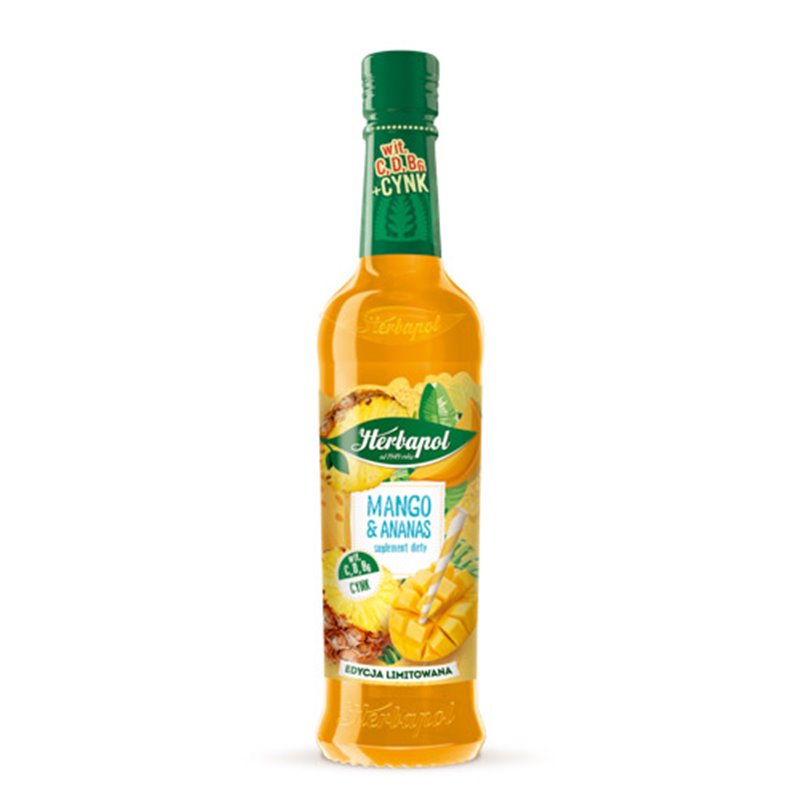 HERBAPOL SYROP MANGO I ANANAS 420ml