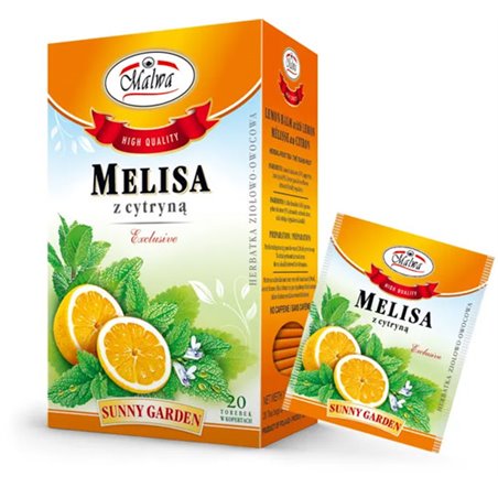 MALWA HERBATA EXCLUSIVE MELISA Z CYTRYNA 20x1,5g 30g