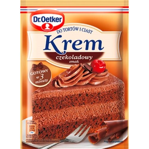 DR.OETKER KREM DO TORTÓW CZEKOLADOWY 140g