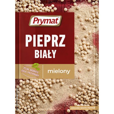 PRYMAT PIEPRZ BIAŁY MIELONY 15g
