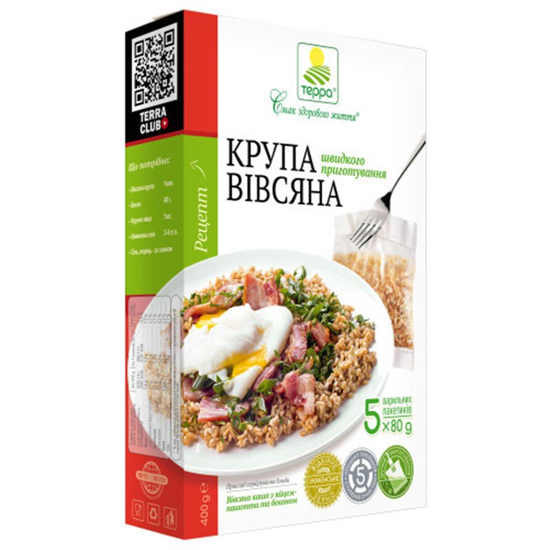 TERRA KASZA OWSIANA 5x80g 400g