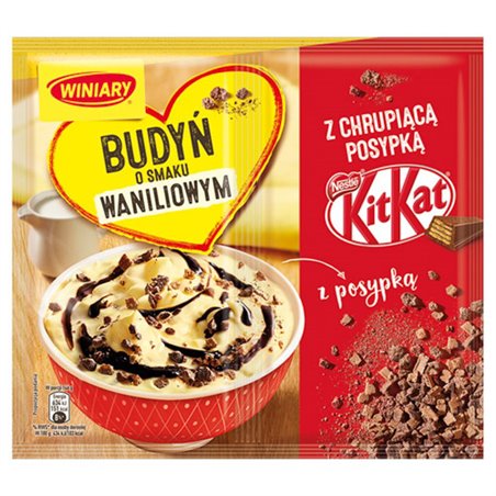WINIARY BUDYŃ BEZ CUKRU ŚMIETANKOWY Z POSYPKĄ KITKAT 59g