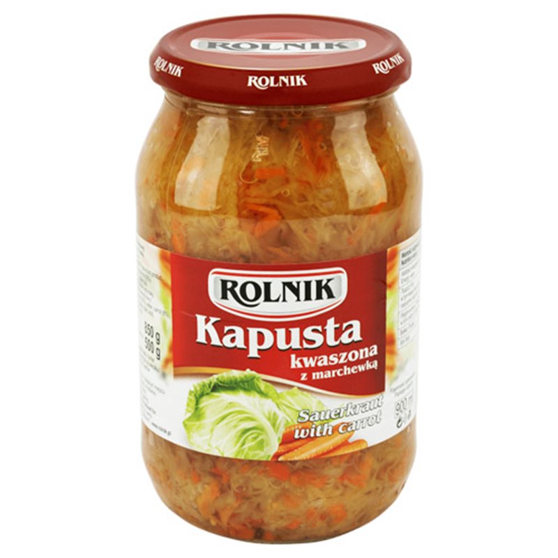 ROLNIK KAPUSTA KWASZONA Z MARCHWIĄ 500/850g