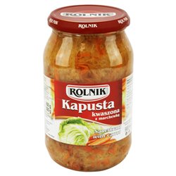 ROLNIK KAPUSTA KWASZONA Z MARCHWIĄ 500/850g