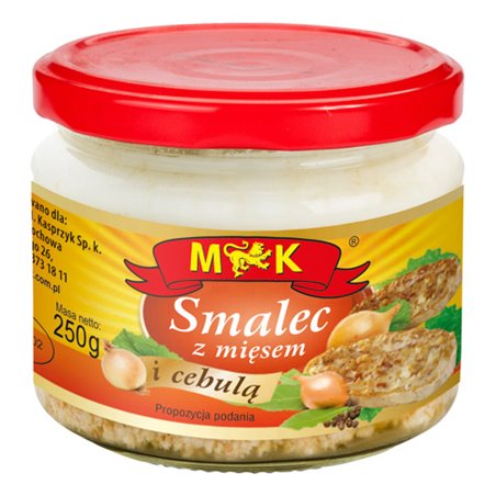 M&K KONSERWA SMALEC Z MIĘSEM I CEBULĄ 250g