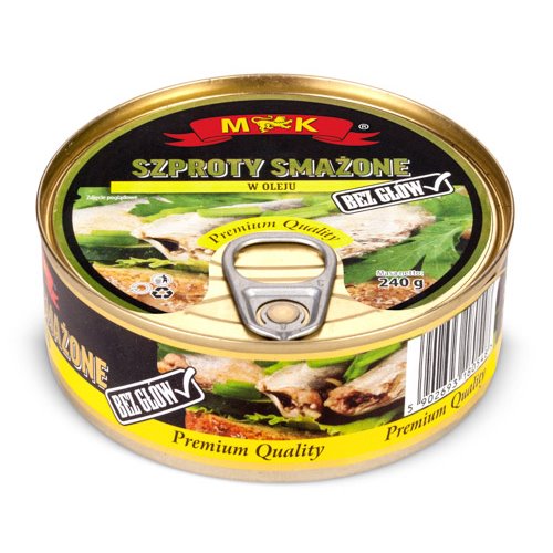 M&K RYBA SZPROT SMAŻONY W OLEJU 240g