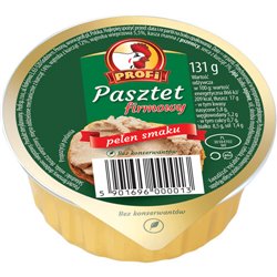 PROFI PASZTET Z DROBIEM FIRMOWY 131g