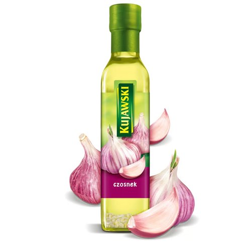 KRUSZWICA OLEJ KUJAWSKI Z CZOSNKIEM 250ml
