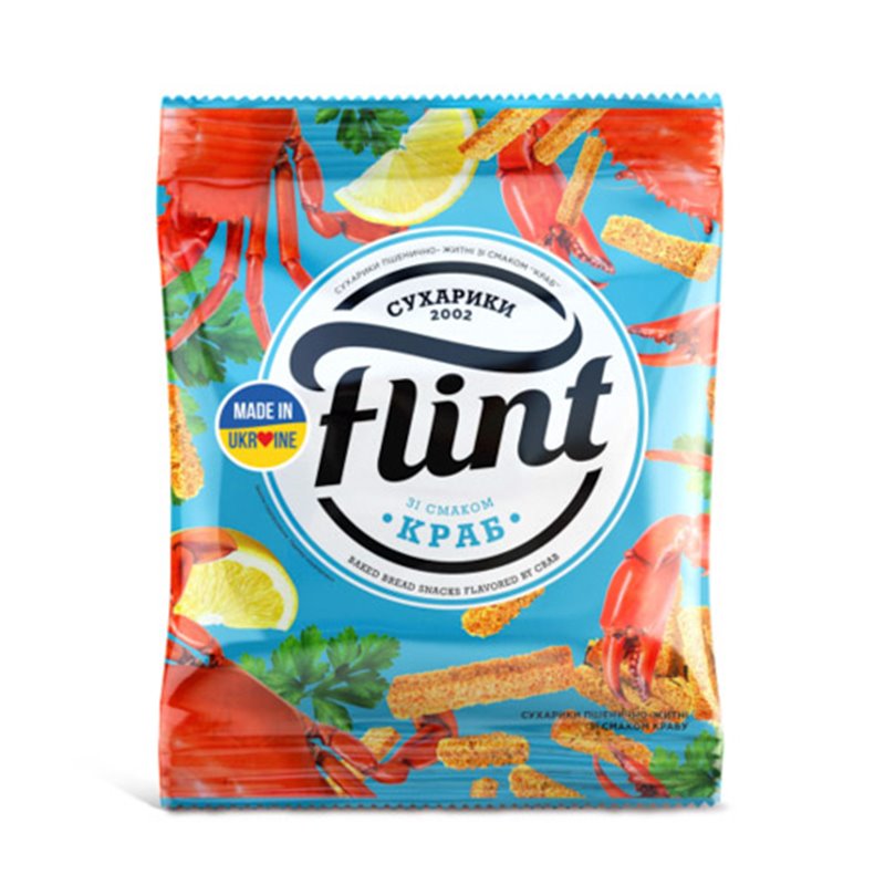 FLINT SUCHARKI PSZENICZNO ŻYTNIE KRABOWE 70g