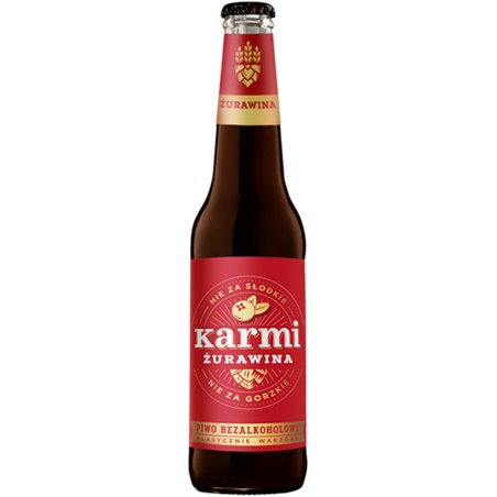 KARMI PIWO ŻURAWINA BUTELKA 0% 400ML