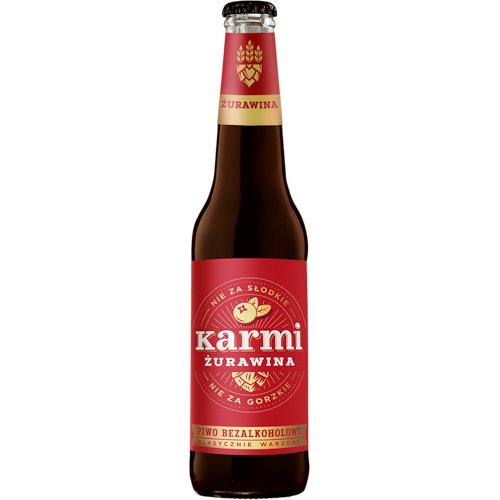 KARMI PIWO ŻURAWINA BUTELKA 0% 400ML