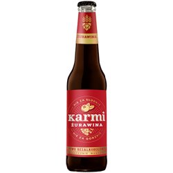 KARMI PIWO ŻURAWINA BUTELKA 0% 400ML