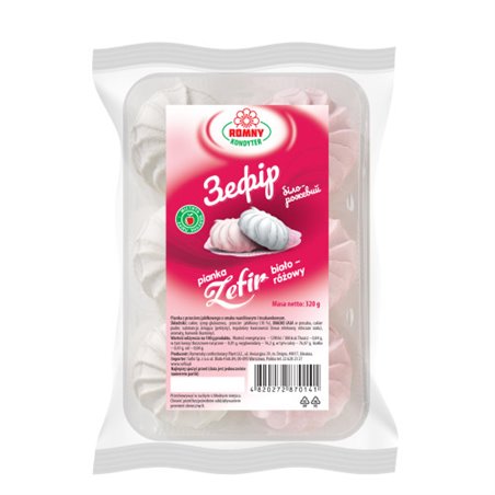 ROMNY BEZA BIAŁO RÓŻOWY 320gr