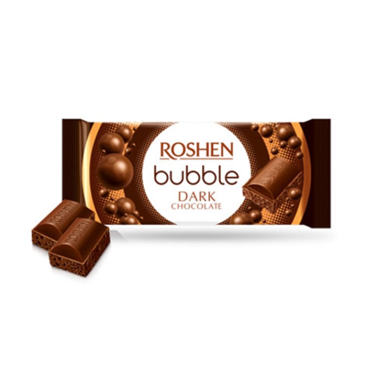 ROSHEN CZEKOLADA EXTRA DARK BUBLE 80g