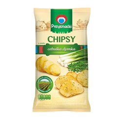 PRZYSNACKI CHIPSY ZIELONA CEBULKA DYMKA 135g