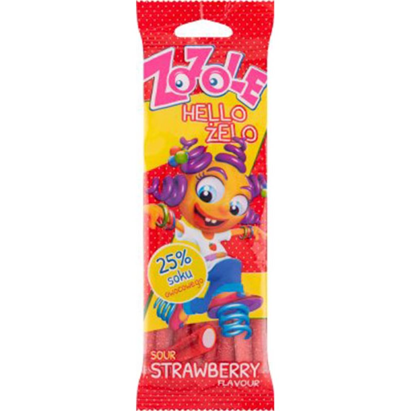 MIESZKO ŻELKI ZOZOLE TRUSKAWKOWE KWAŚNE 75g