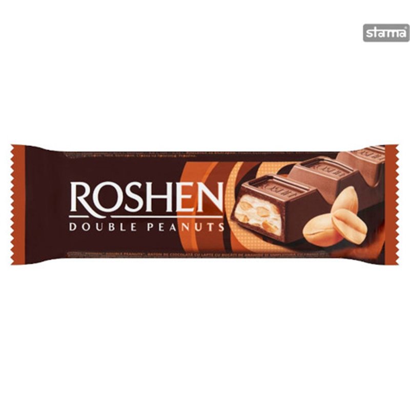 ROSHEN BATON CZEKOLADOWY Z ORZESZKAMI ZIEMNYMI 29g