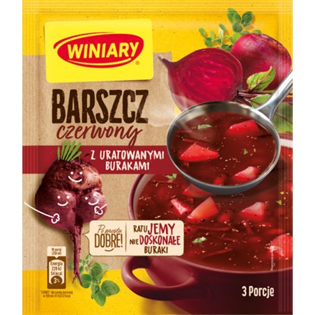 WINIARY ZUPA STAND. BARSZCZ CZERWONY 49g