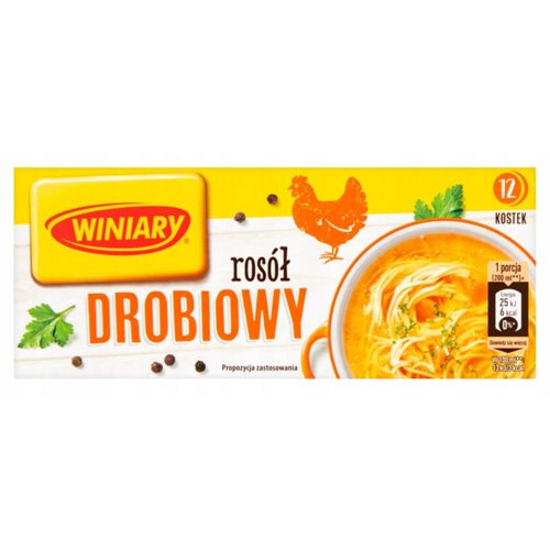 WINIARY KOSTKA ROSOŁOWA DROBIOWA 120G
