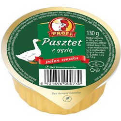 PROFI PASZTET Z DROBIEM I GĘSIĄ 130g