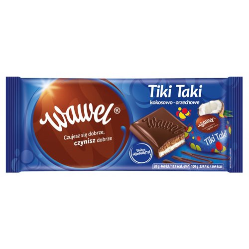 WAWEL CZEKOLADA TIKI TAKI Z NADZIENIEM 100g