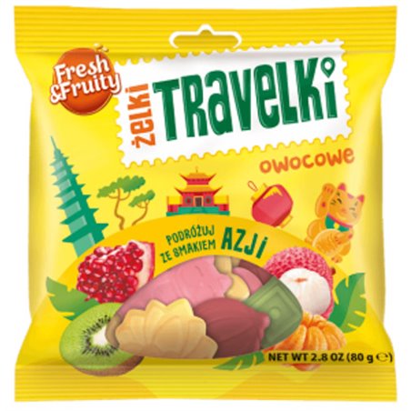 WAWEL ŻELKI TRAVELKI SMAK AZJI 80g