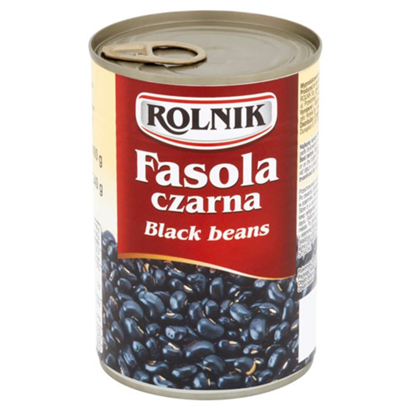ROLNIK FASOLA CZARNA KONSERWA 240/400g
