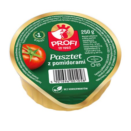 PROFI PASZTET Z DROBIEM I POMIDOREM 250g