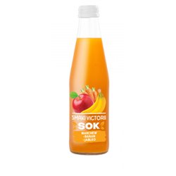 CYMES SOK VICTORII MARCHEW BANAN JABŁKO 250ml
