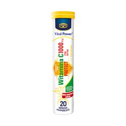 KRUGER TABLETKI MUSUJĄCE WITAMINA C 1000mg+CYNK+RUTYNA 80g