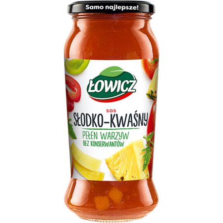 ŁOWICZ DANIE SOS SŁODKO KWAŚNY 500g