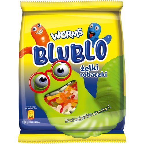 EUROBRAND ŻELKI BLUBLO ROBACZKI 80G