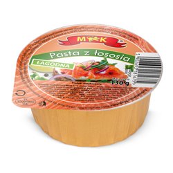 M&K PASTA Z ŁOSOSIA ŁAGODNA 130g