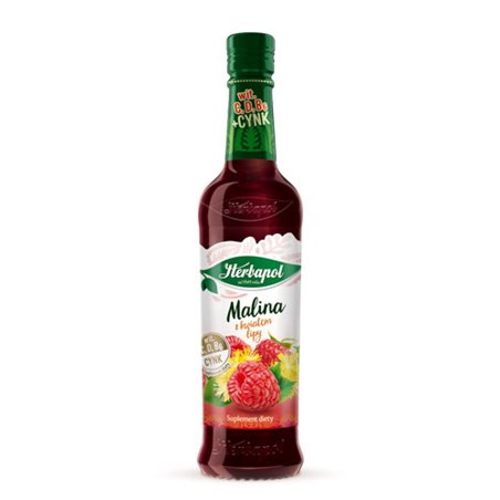 HERBAPOL SYROP MALINA Z LIPĄ 420ML