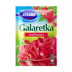 GELLWE GALARETKA MALINOWA 75g