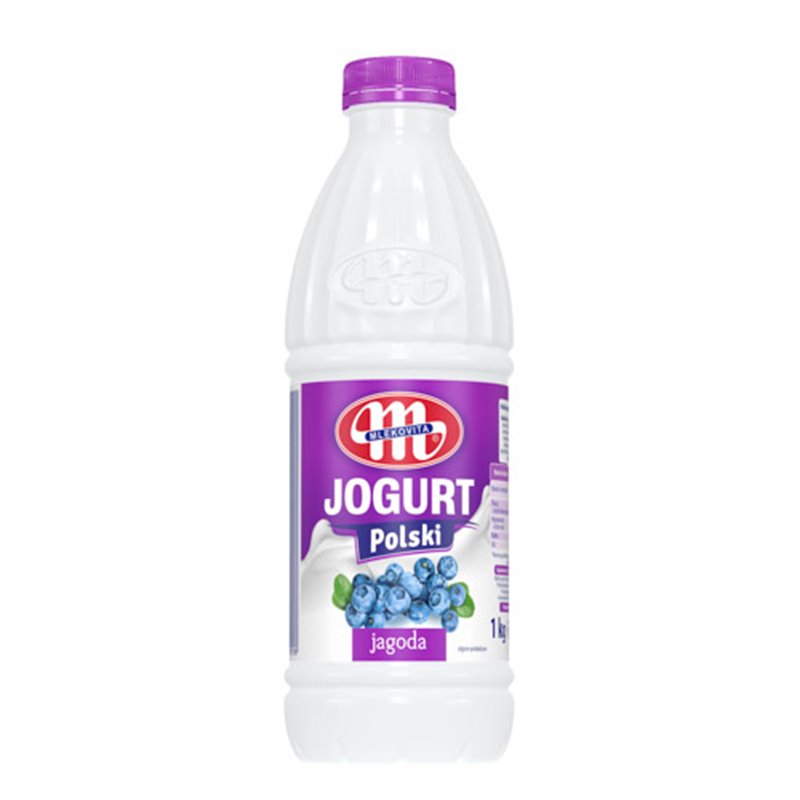 MLEKOVITA JOGURT POLSKI JAGODOWY 1kg