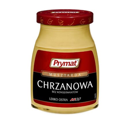 PRYMAT MUSZTARDA CHRZANOWA 185g
