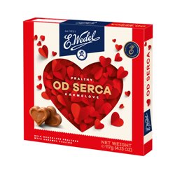 WEDEL CZEKOLADKI OD SERCA KARMELOVE 117g