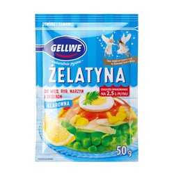 GELLWE ŻELATYNA SPOŻYWCZA 50g