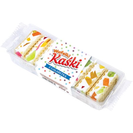 LIWOCZ WAFLEKI KAŚKI Z PIANKĄ I GALARETKĄ 200g