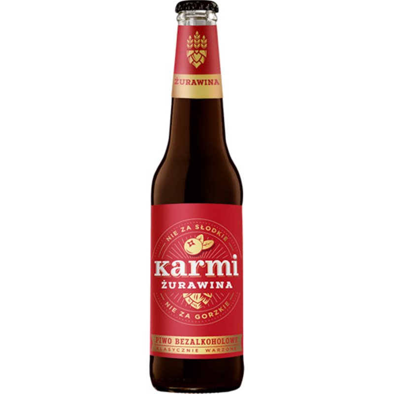 KARMI PIWO ŻURAWINA BUTELKA 0% 400ML