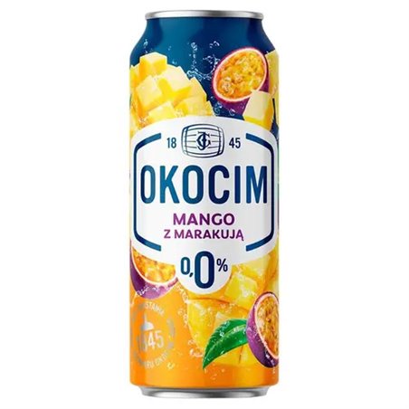 OKOCIM PIWO 0% MANGO Z MARAKUJĄ 500ML