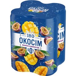 OKOCIM ΜΠΥΡΑ 0% ΜΑΓΚΟ ΜΕ ΦΡΟΥΤΟ ΠΑΘΟΥΣ  ΚΟΥΤ. 500ML